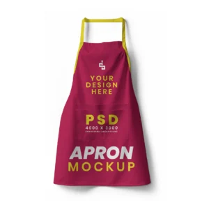 Apron Mockup Template 1