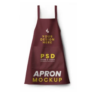 Apron Mockup Template 6