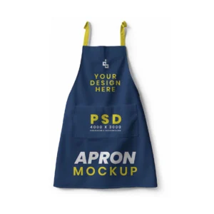 Apron Mockup Template 9