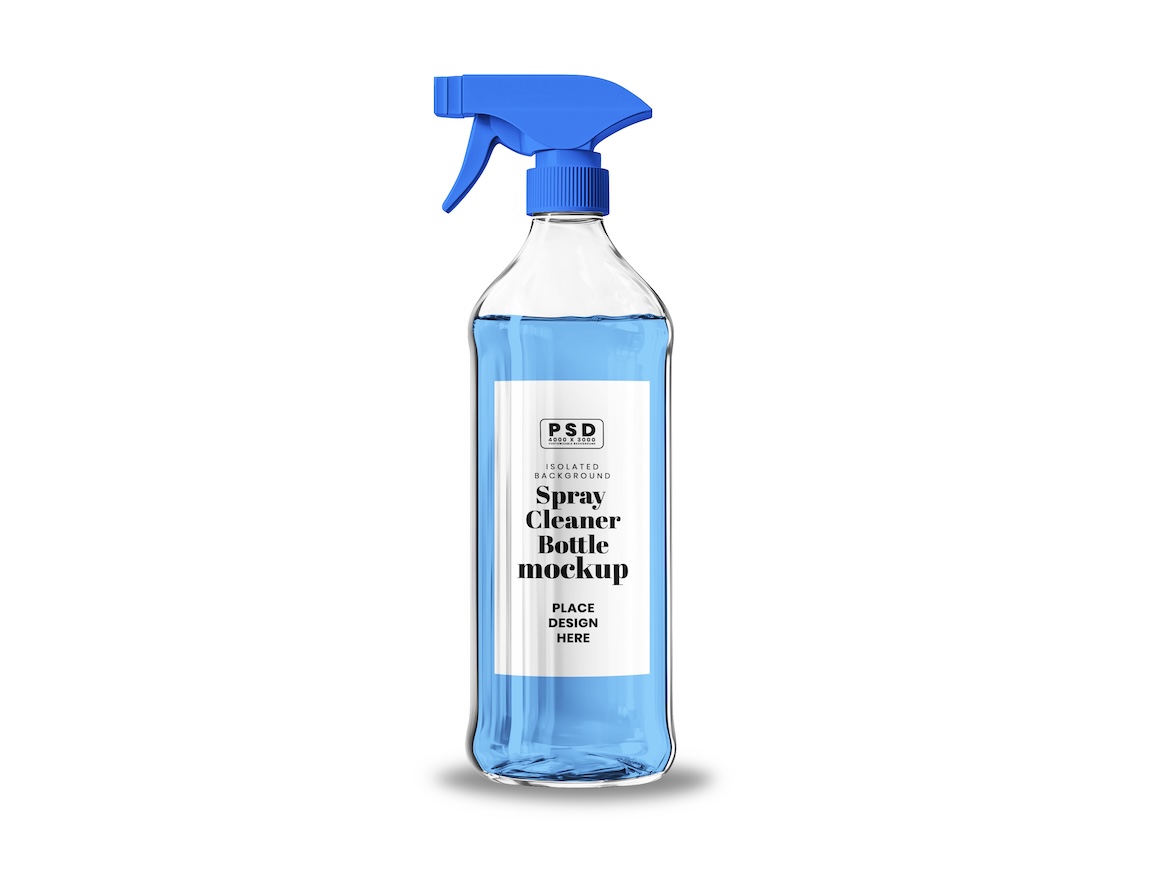 Spray Cleaner Bottle Mockup 2 - Free Premium Mockup - Image 2