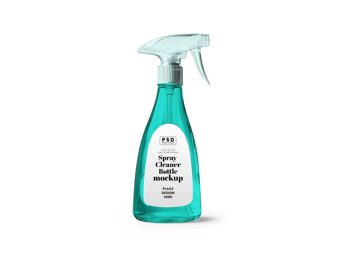 Spray Cleaner Bottle Mockup 3 -  Free Premium Mockup - Image 2