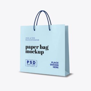 Paper Bag Mockup 3 - Free Premium Mockup