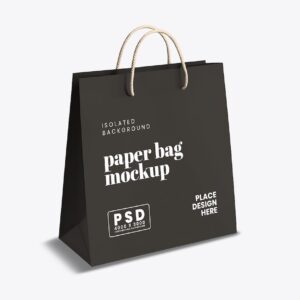 Paper Bag Mockup 4 - Free Premium Mockup