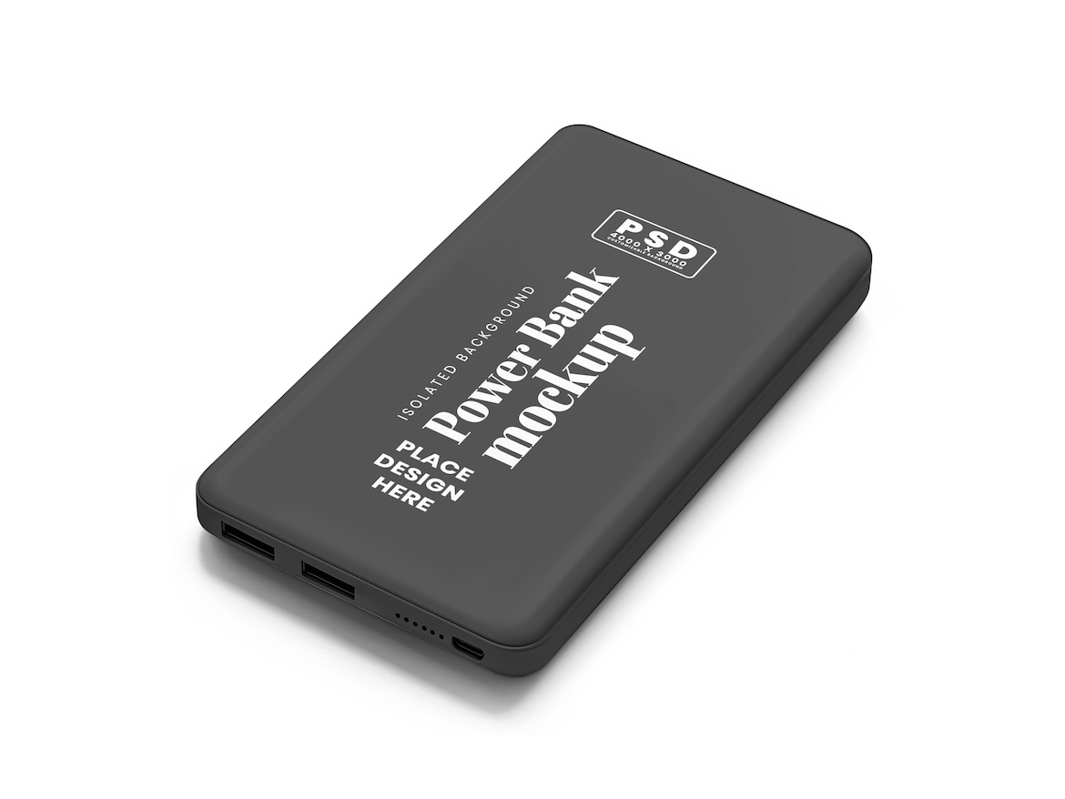 Power Bank Mockup 4 - Free Premium Mockup