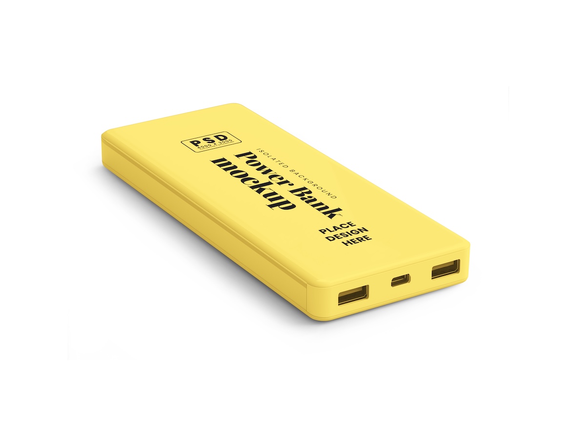 Power Bank Mockup 3 - Free Premium Mockup