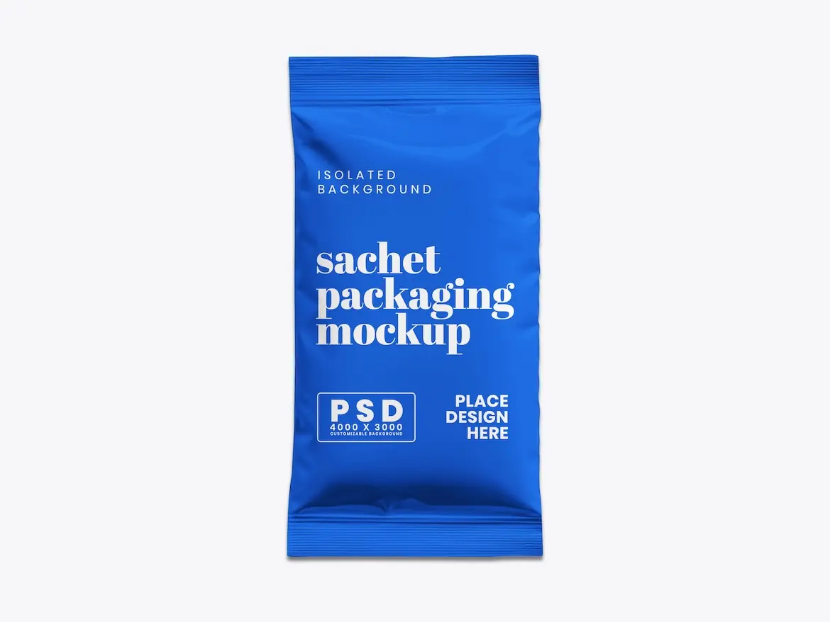 Sachet Packaging Mockup 2 - Free Premium Mockup
