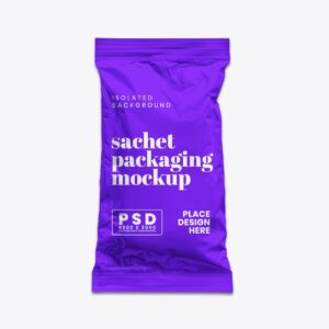 Sachet Packaging Mockup 5 - Free Premium Mockup