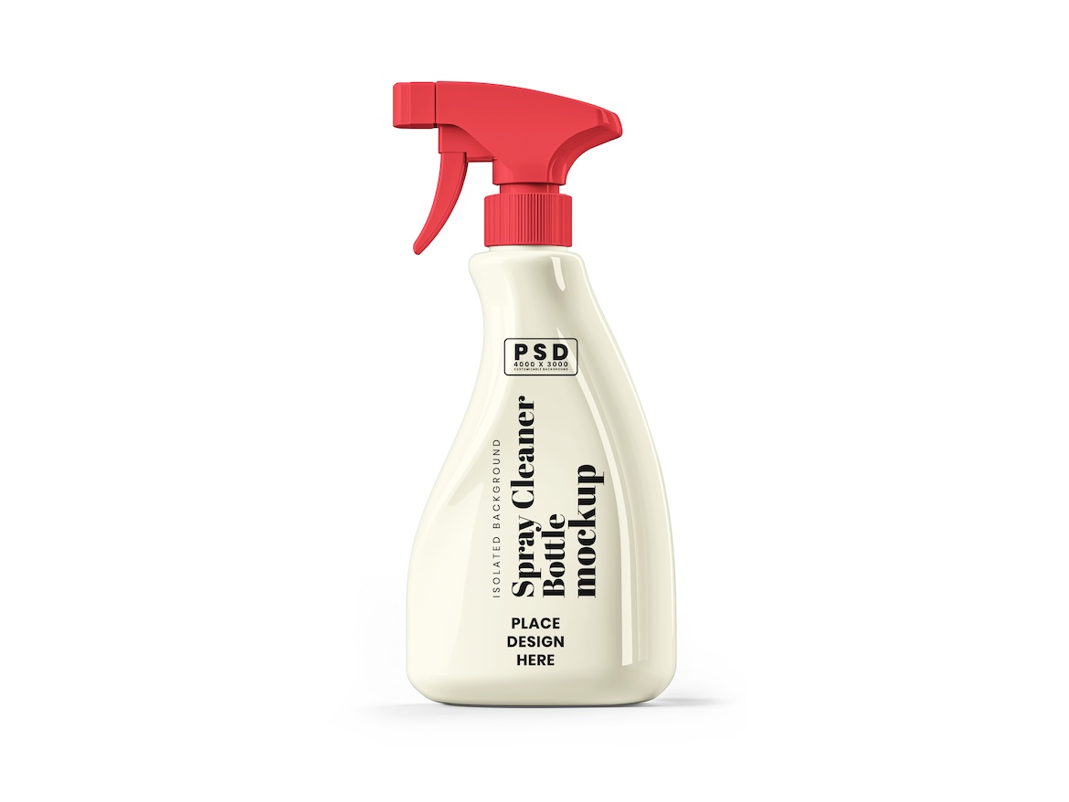 Spray Cleaner Bottle Mockup 1 - Free Premium Mockup - Image 2