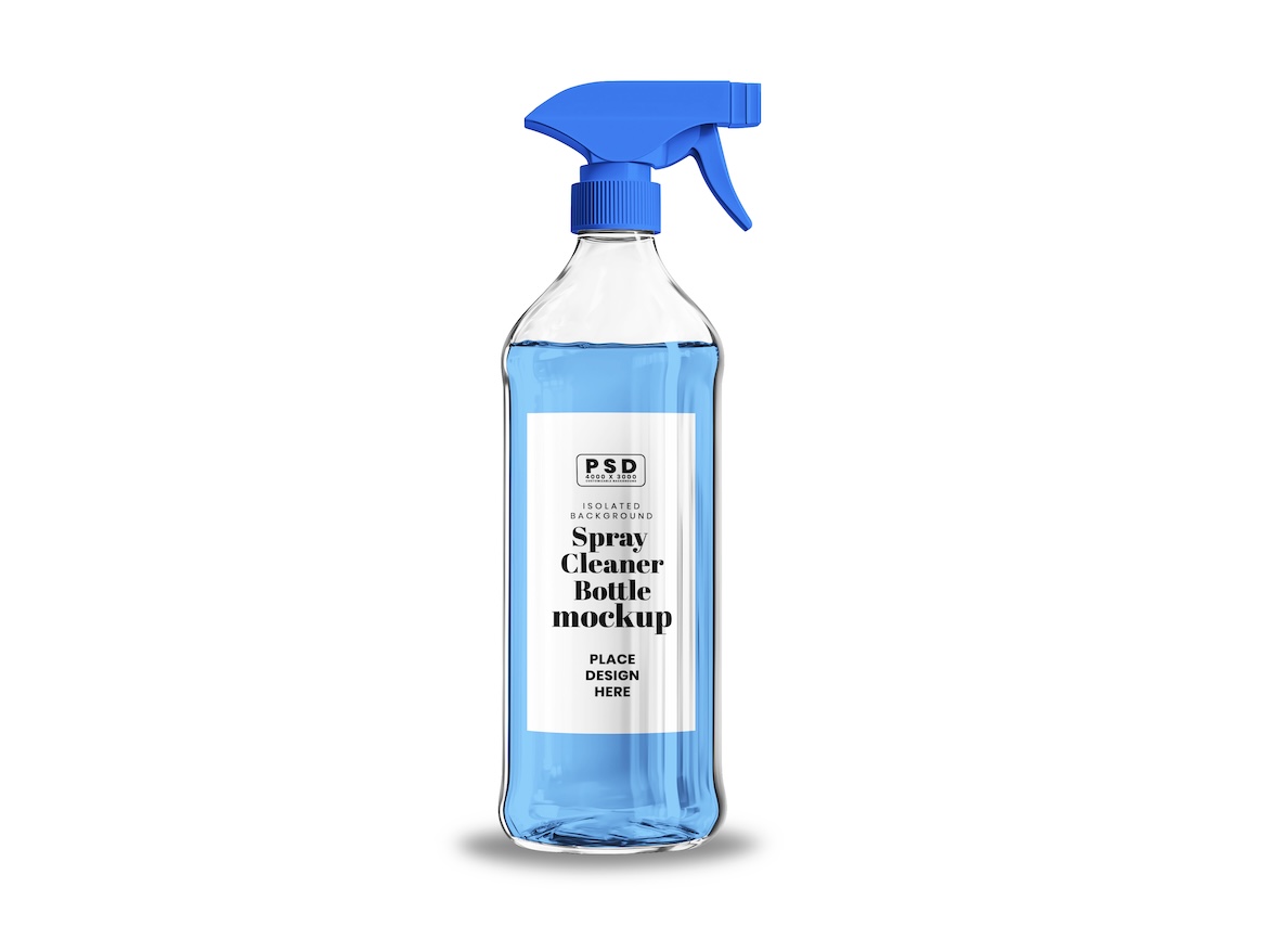 Spray Cleaner Bottle Mockup 2 - Free Premium Mockup - Image 3
