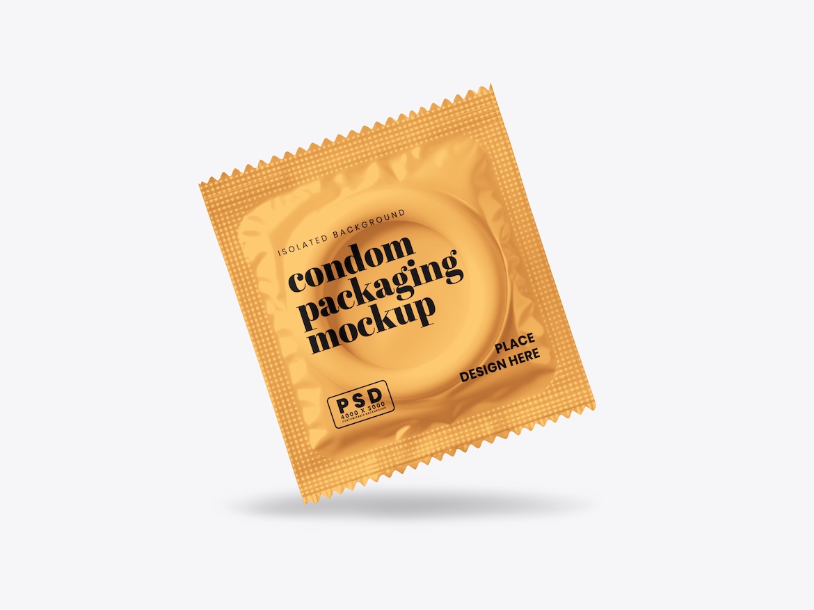 Condom Packaging Mockup 1 - Free Premium Mockup - Image 3