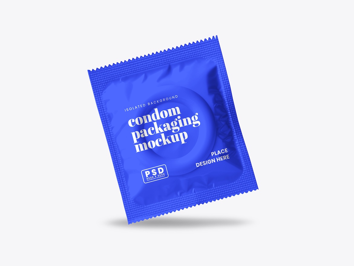 Condom Packaging Mockup 3 - Free Premium Mockup - Image 3