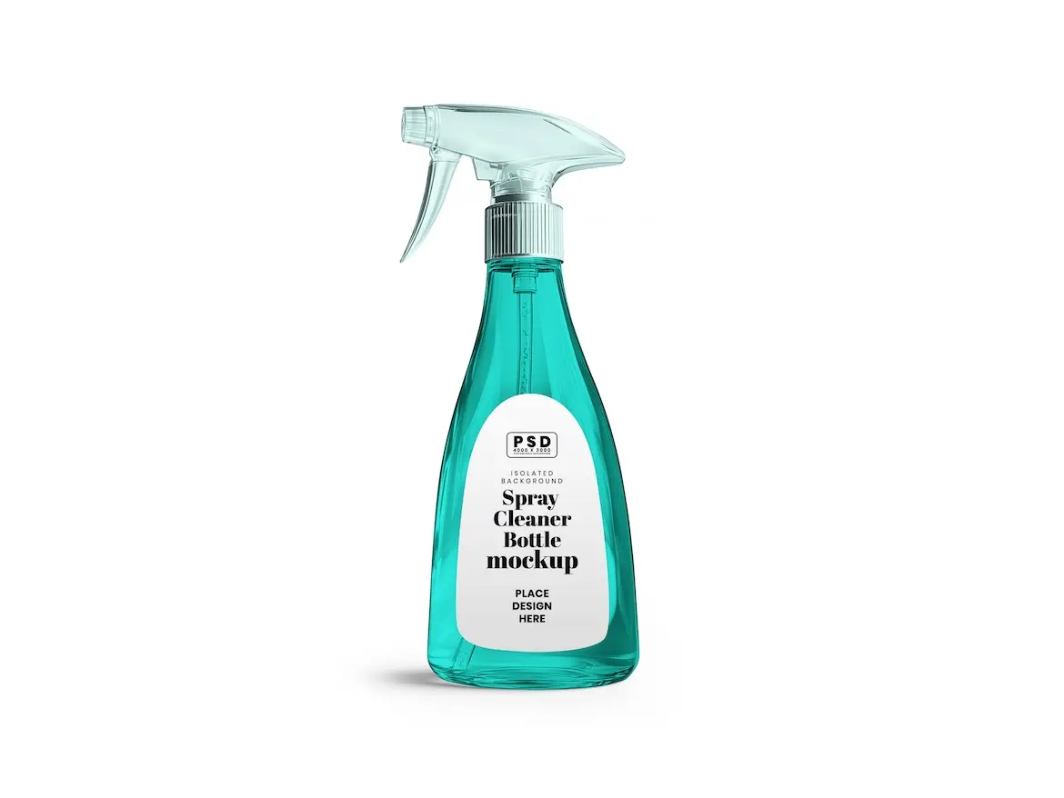 Spray Cleaner Bottle Mockup 3 -  Free Premium Mockup - Image 3