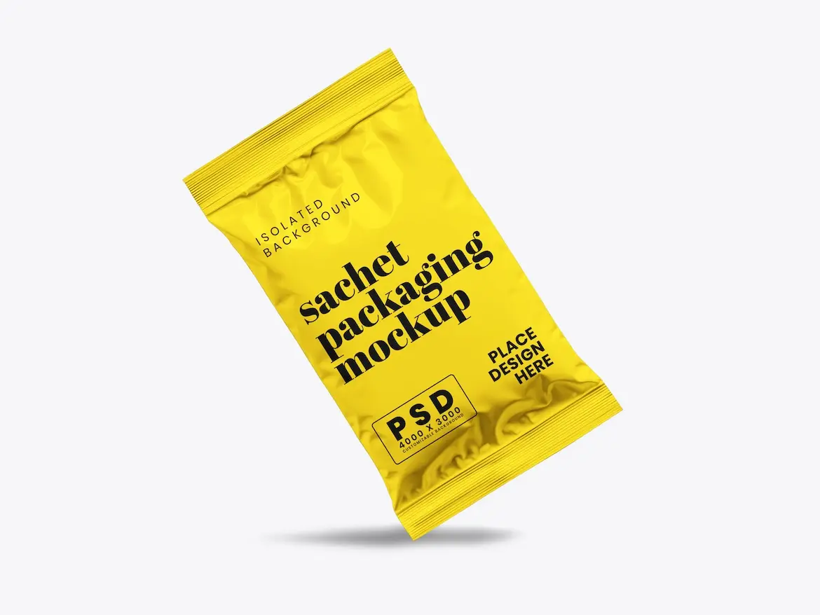 Sachet Packaging Mockup 1 - Free Premium Mockup - Image 2