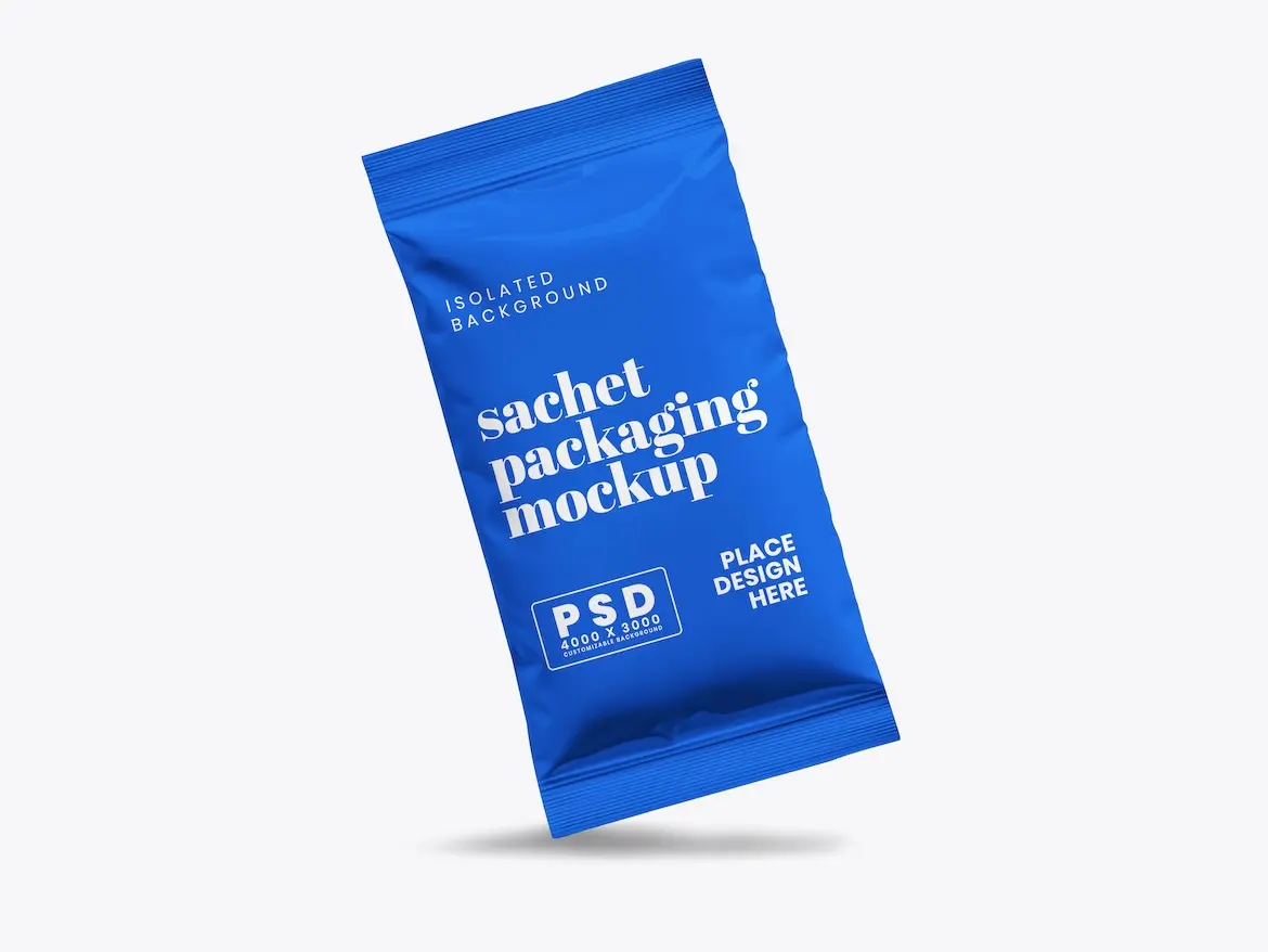 Sachet Packaging Mockup 2 - Free Premium Mockup - Image 2