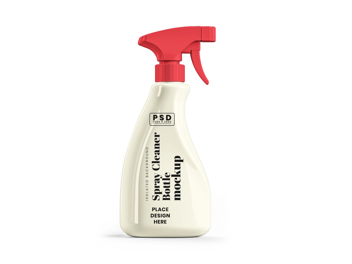 Spray Cleaner Bottle Mockup 1 - Free Premium Mockup - Image 3