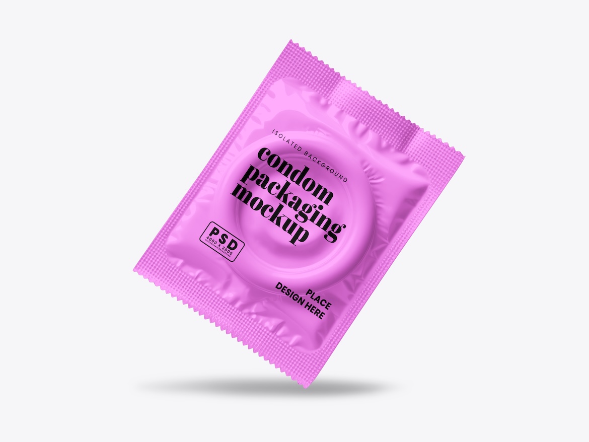 Condom Packaging Mockup 2 - Free Premium Mockup - Image 4