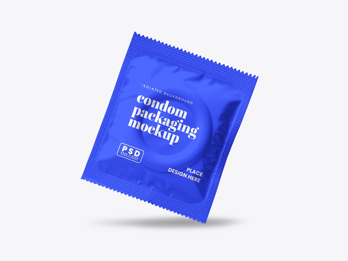 Condom Packaging Mockup 3 - Free Premium Mockup - Image 4