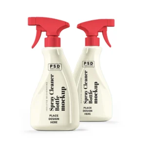 Spray Cleaner Bottle Mockup 1 - Free Premium Mockup