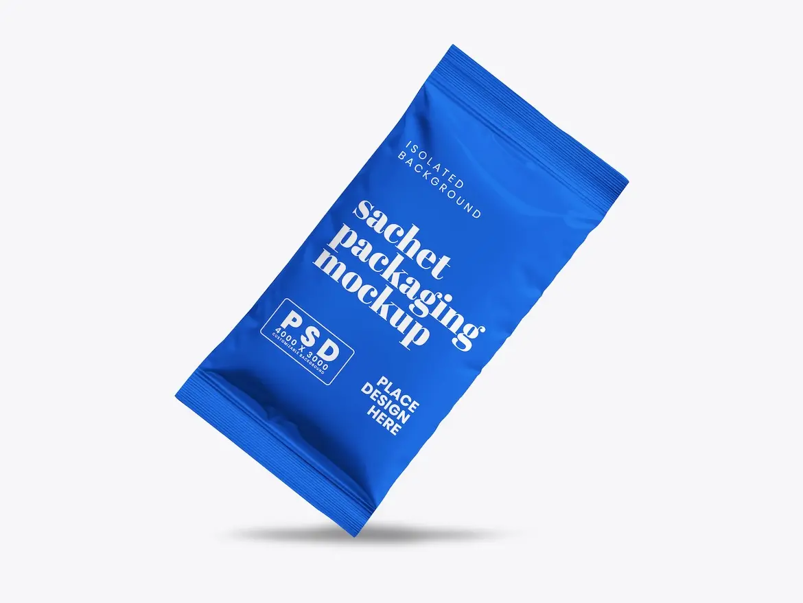 Sachet Packaging Mockup 2 - Free Premium Mockup - Image 3