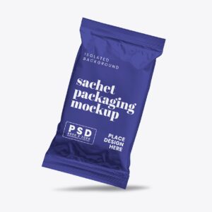 Sachet Packaging Mockup 4- Free Premium Mockup