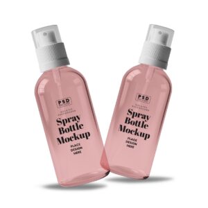 Bottle Spray Mockup 2 - Free Premium Mockup