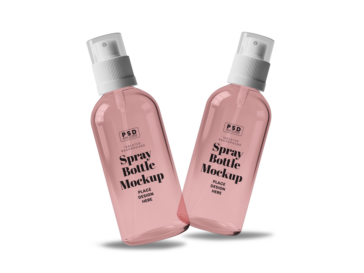 Bottle Spray Mockup 2 - Free Premium Mockup