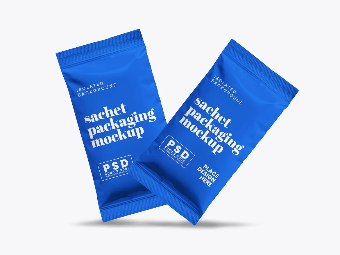Sachet Packaging Mockup 2 - Free Premium Mockup - Image 4