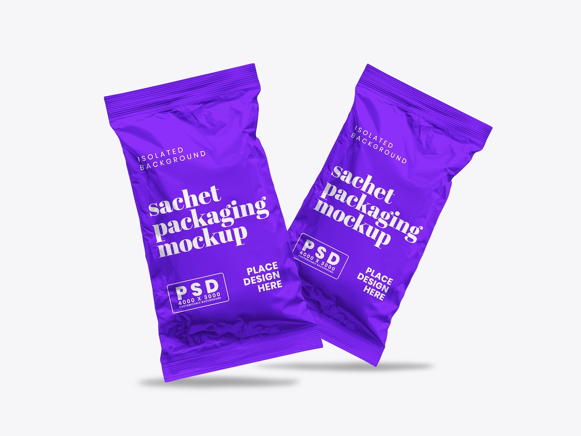 Sachet Packaging Mockup 5 - Free Premium Mockup - Image 5