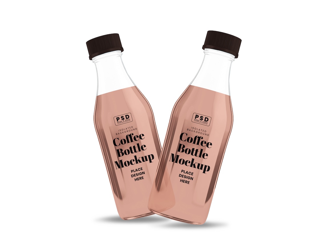 Coffee Bottle Mockup 1 - Free Premium Mockup