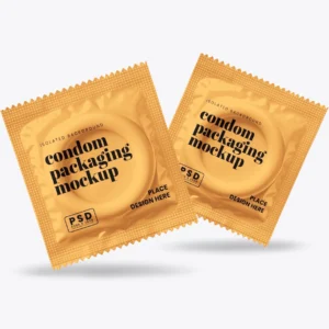 Condom Packaging Mockup 1 - Free Premium Mockup