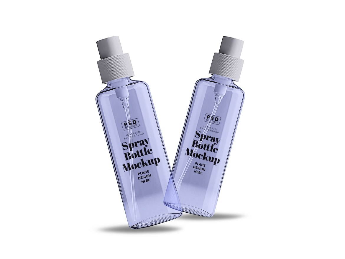 Bottle Spray Mockup 1 - Free Premium Mockup