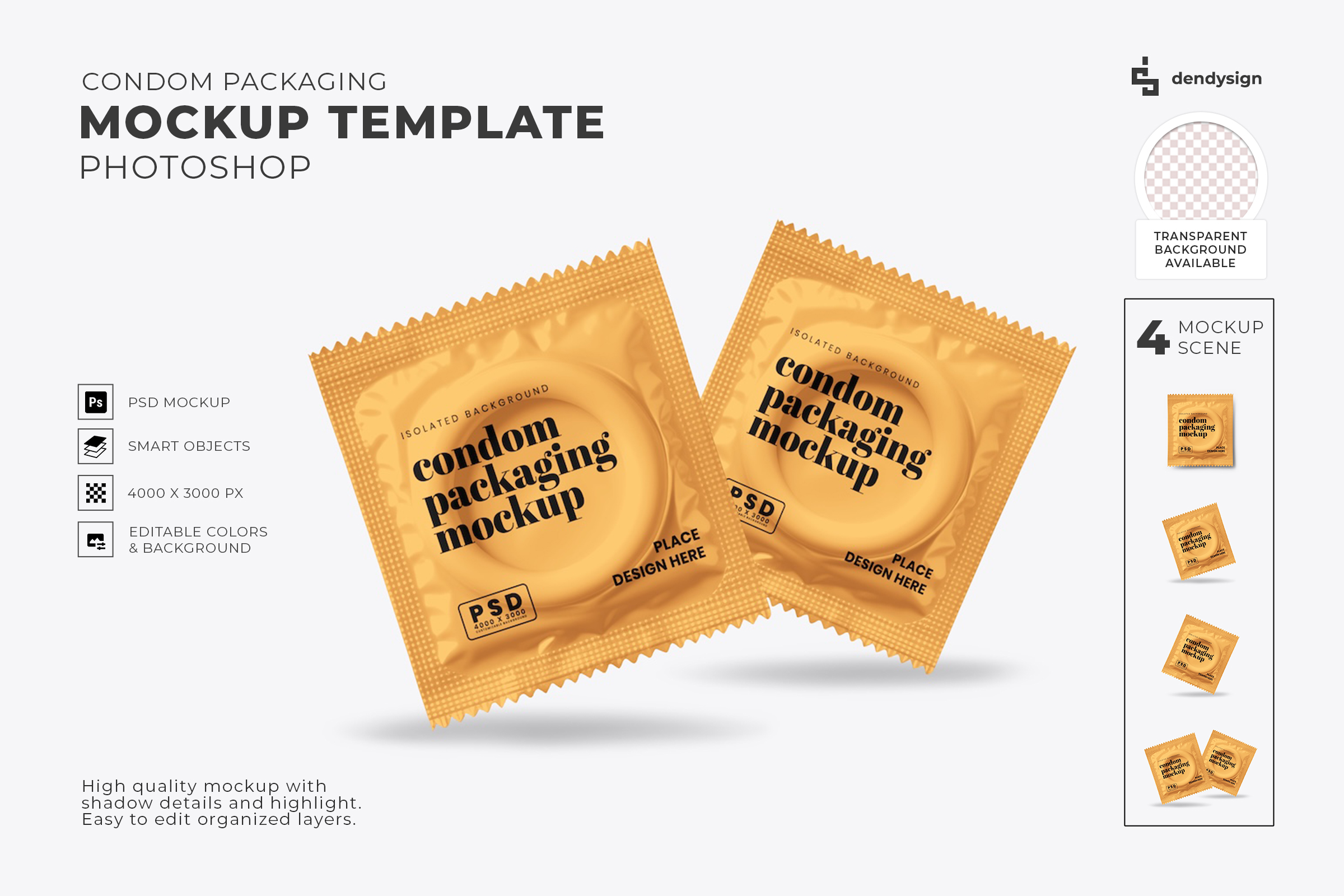 Condom Packaging Mockup 1 - Free Premium Mockup - Image 6