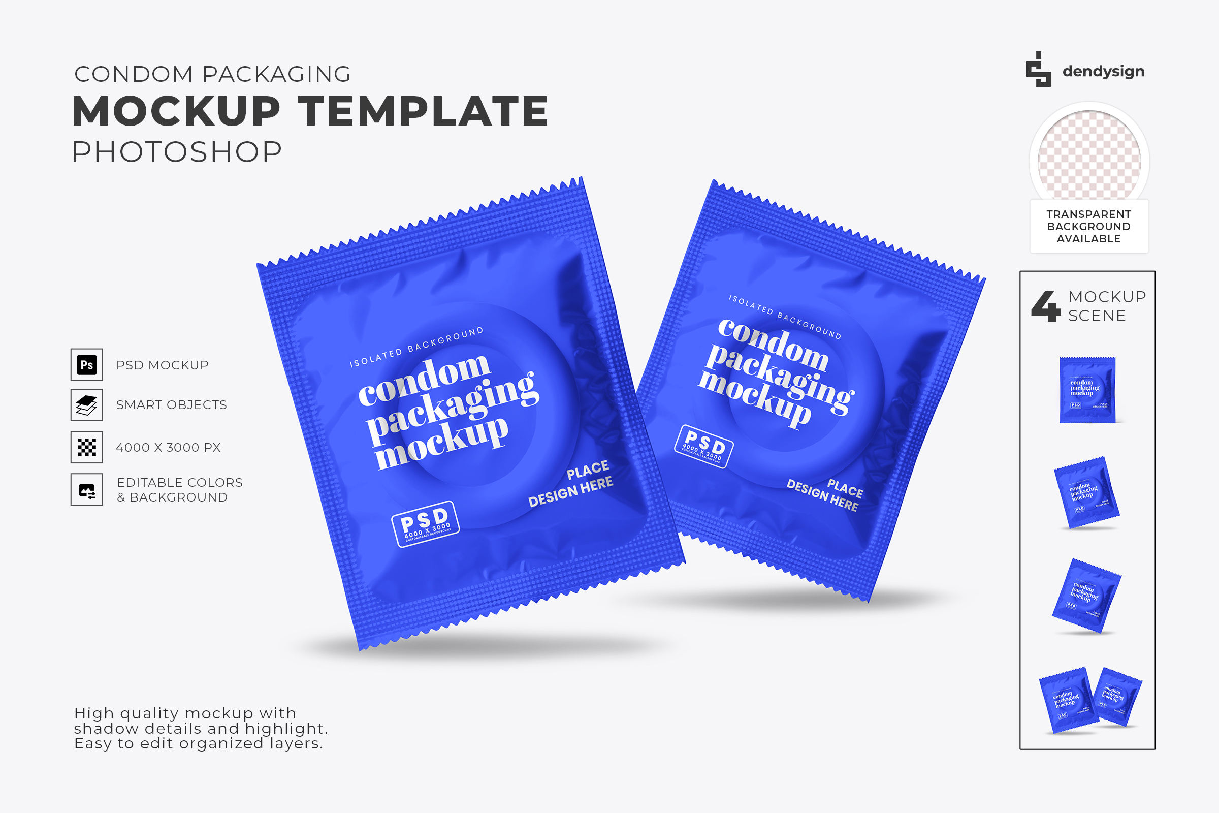 Condom Packaging Mockup 3 - Free Premium Mockup - Image 6