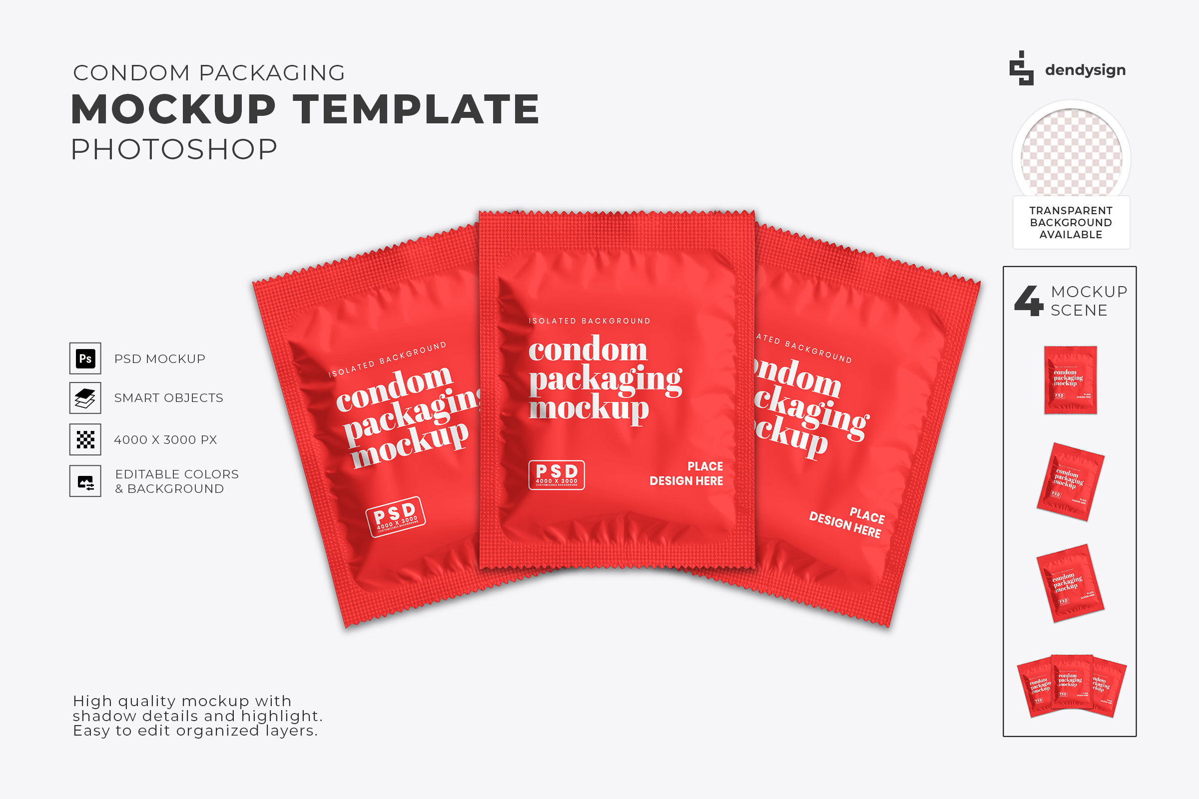 Condom Packaging Mockup 4 - Free Premium Mockup - Image 6