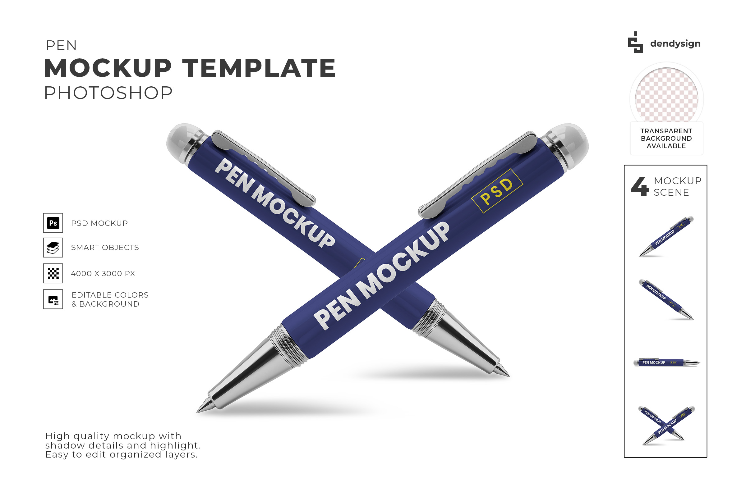 Pen Mockup 1 - Free Premium Mockup - Image 6