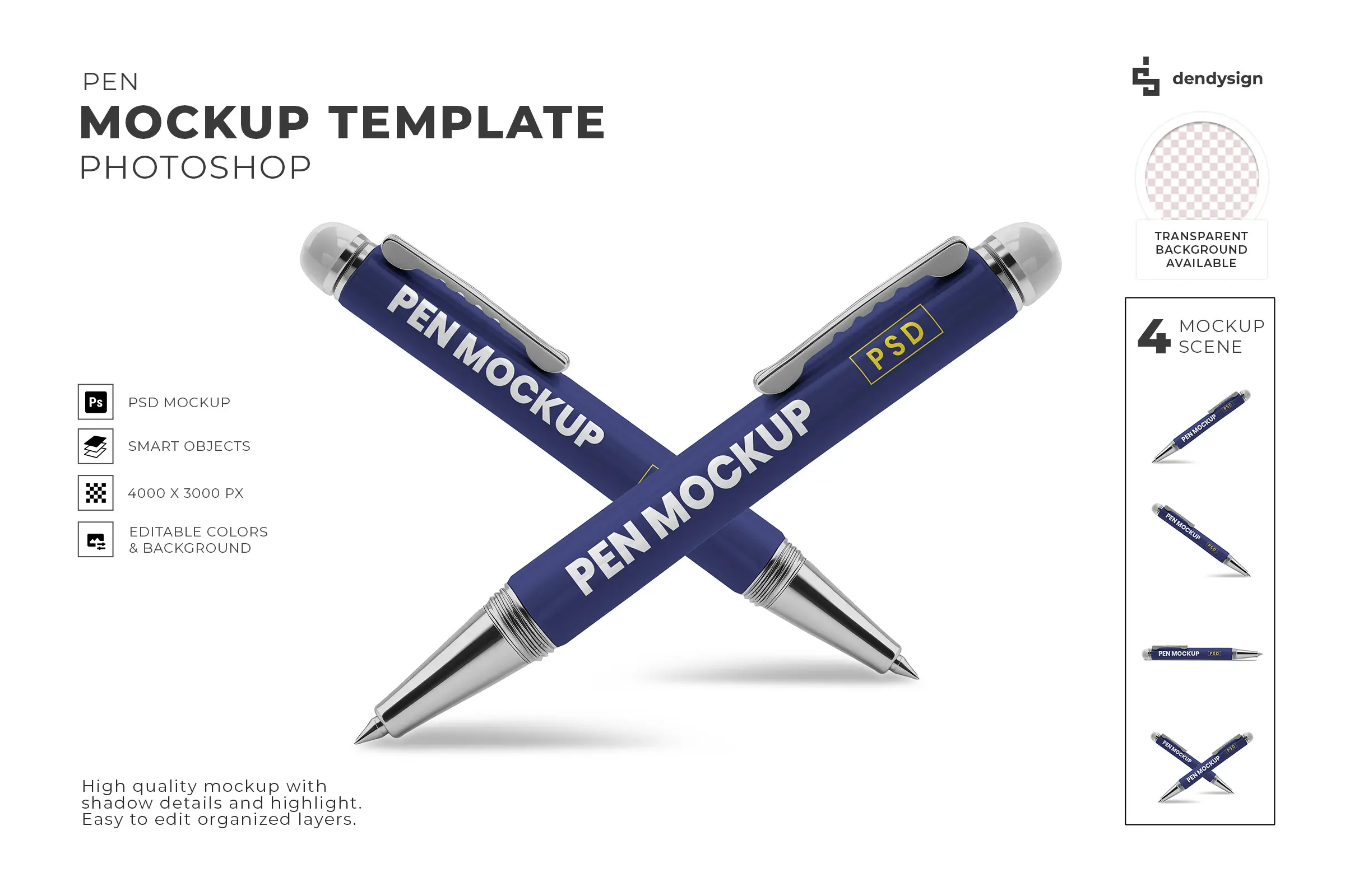 Pen Mockup 1 - Free Premium Mockup - Image 5
