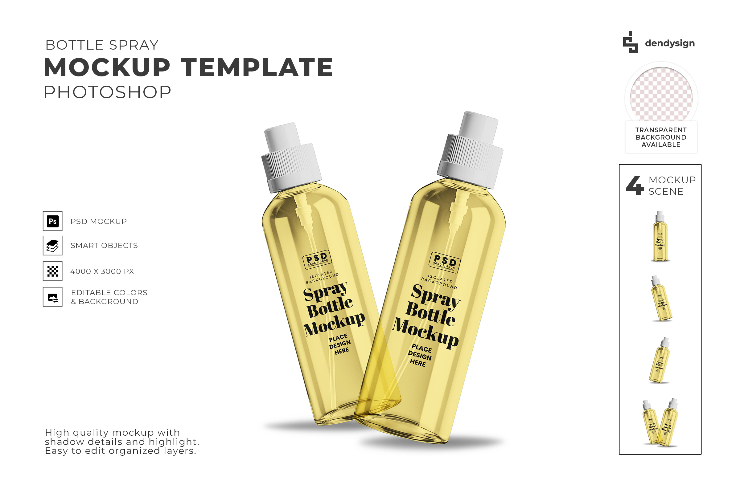 Bottle Spray Mockup 3 - Free Premium Mockup - Image 6