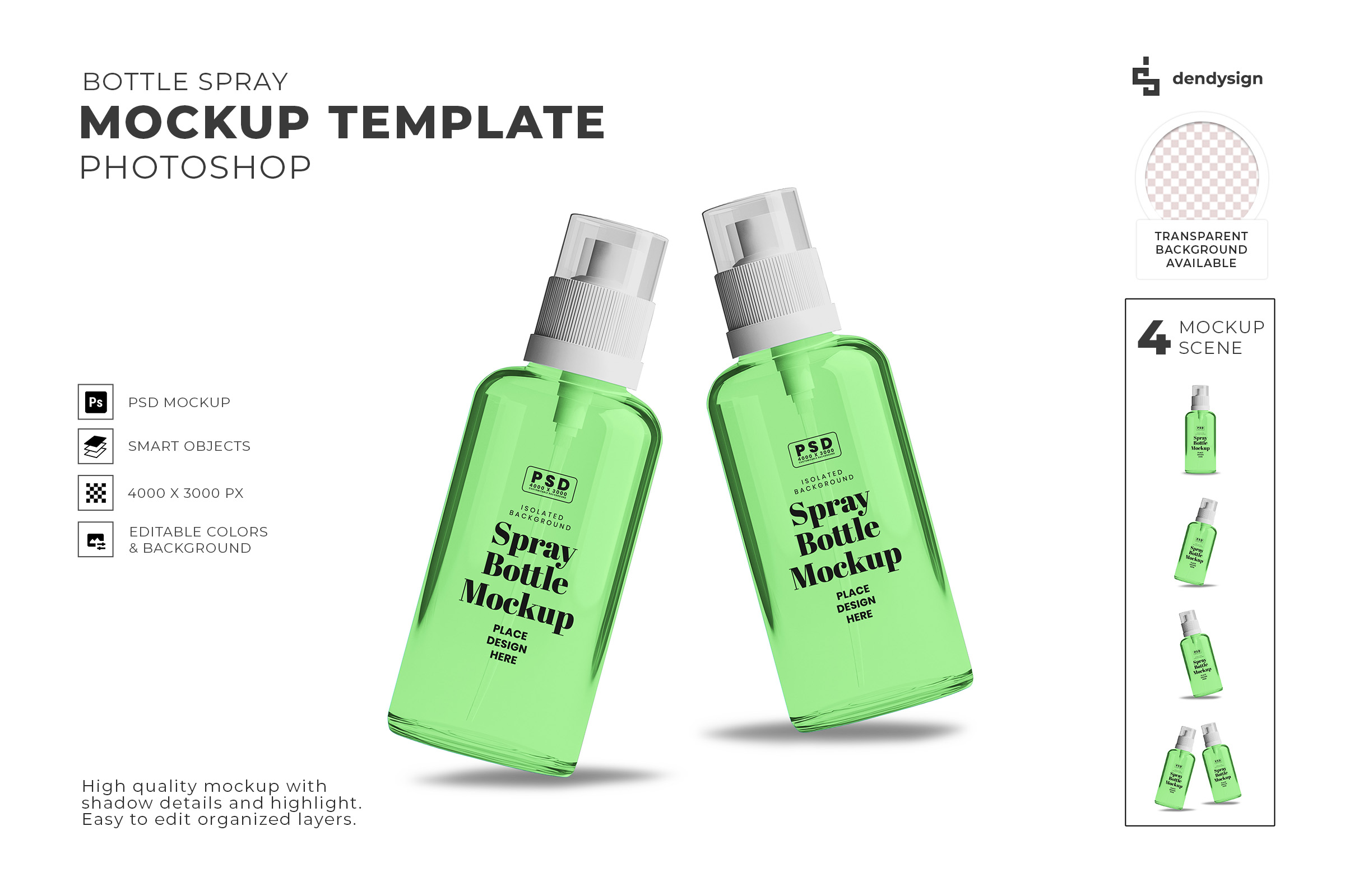 Bottle Spray Mockup 4 - Free Premium Mockup - Image 6