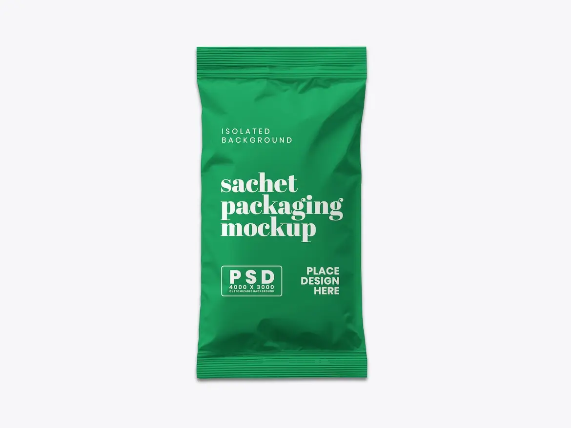 Sachet Packaging Mockup 8 - Free Premium Mockup - Image 2