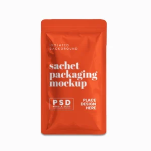 Sachet Packaging Mockup 6 - Free Premium Mockup