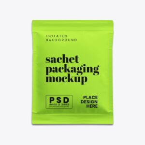 Sachet Packaging Mockup 10 - Free Premium Mockup