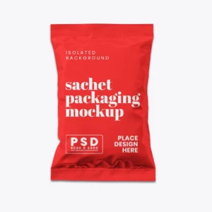 Sachet Packaging Mockup 13 - Free Premium Mockup