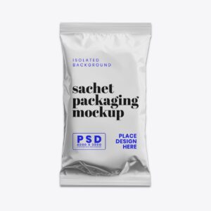 Sachet Packaging Mockup 14 - Free Premium Mockup