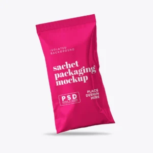 Sachet Packaging Mockup 7 - Free Premium Mockup