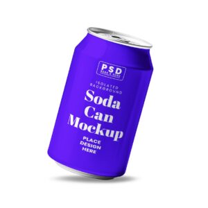 Soda Can Mockup 2 - Free Premium Mockup