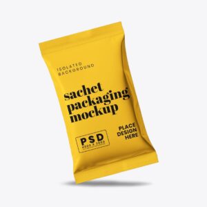 Sachet Packaging Mockup 11 - Free Premium Mockup