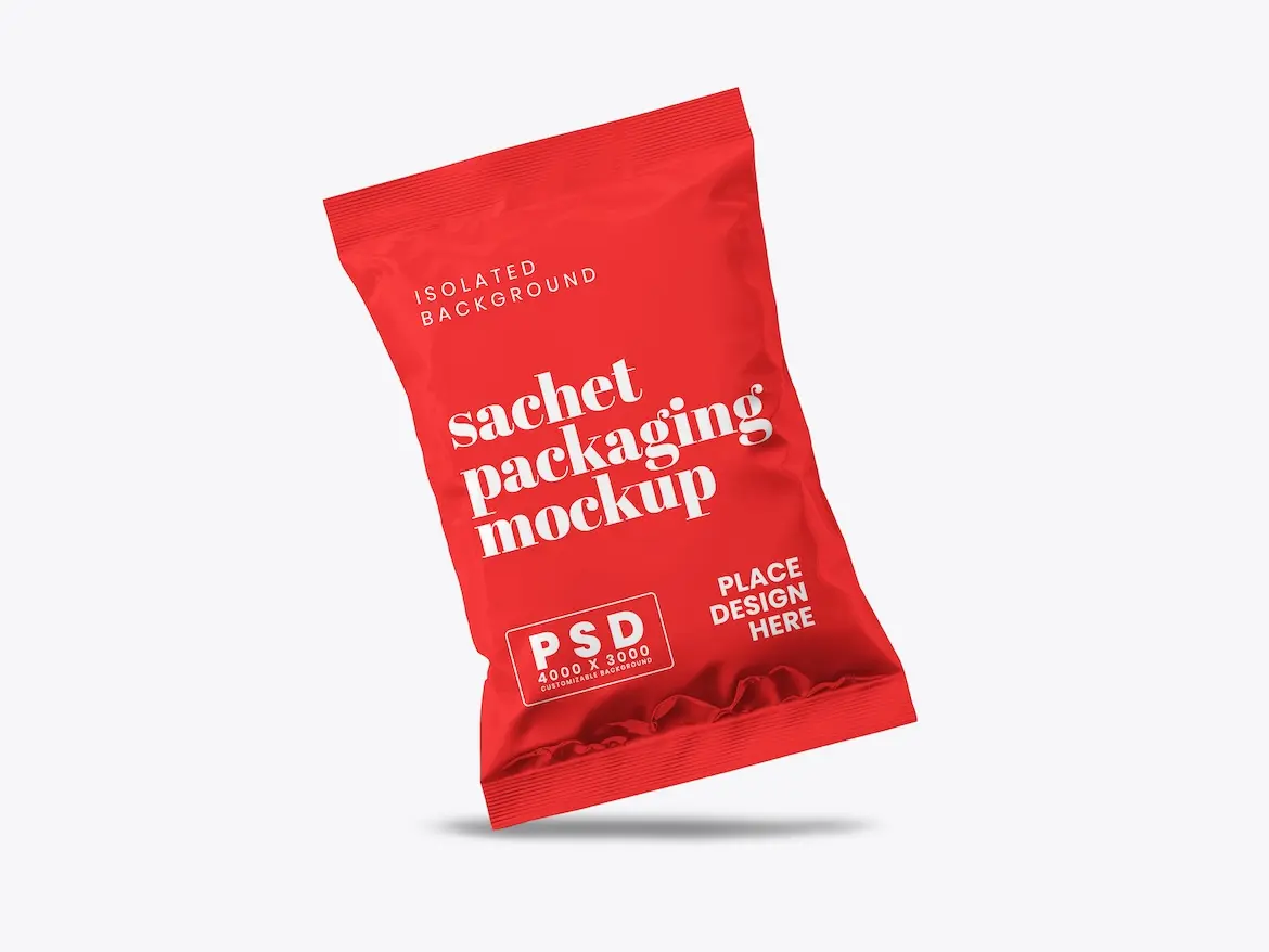 Sachet Packaging Mockup 13 - Free Premium Mockup - Image 2