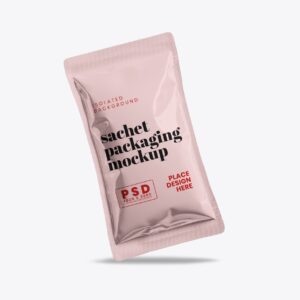 Sachet Packaging Mockup 15 - Free Premium Mockup