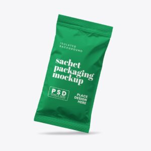 Sachet Packaging Mockup 8 - Free Premium Mockup