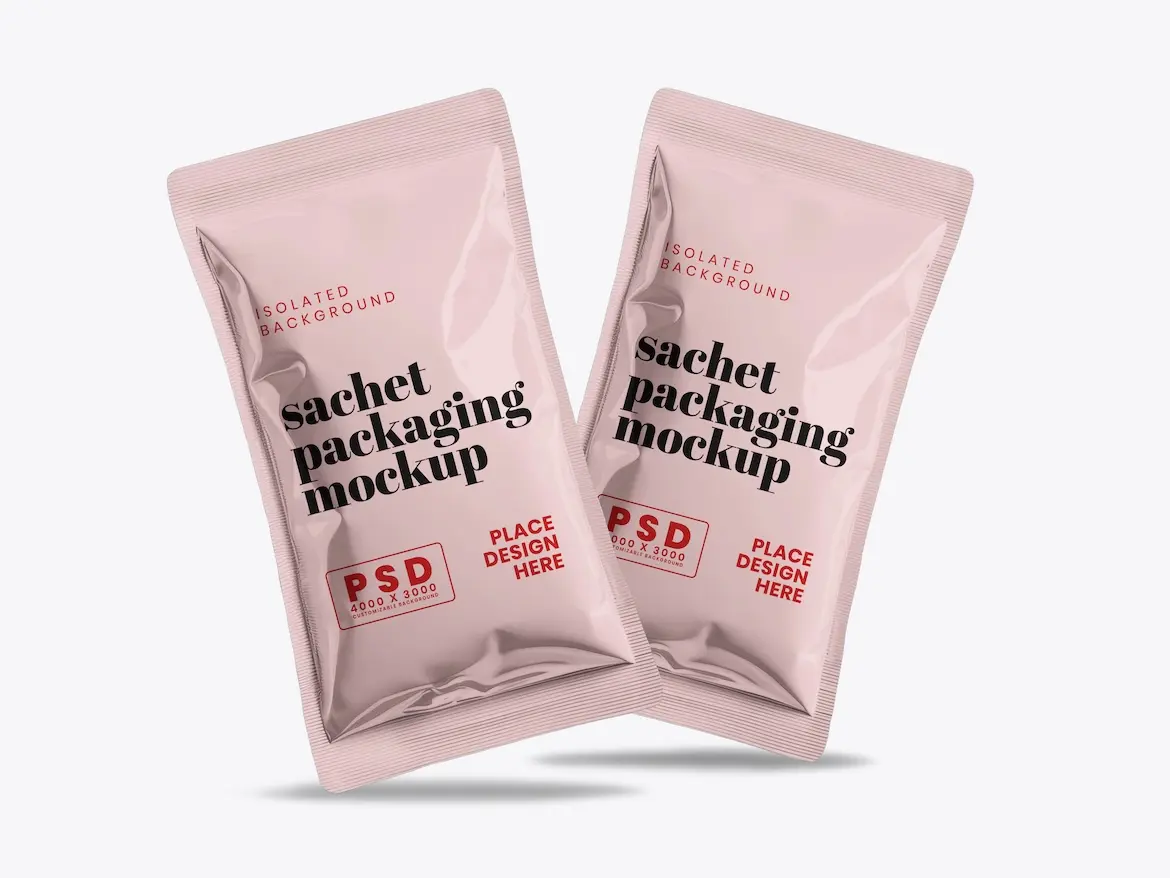 Sachet Packaging Mockup 15 - Free Premium Mockup - Image 4